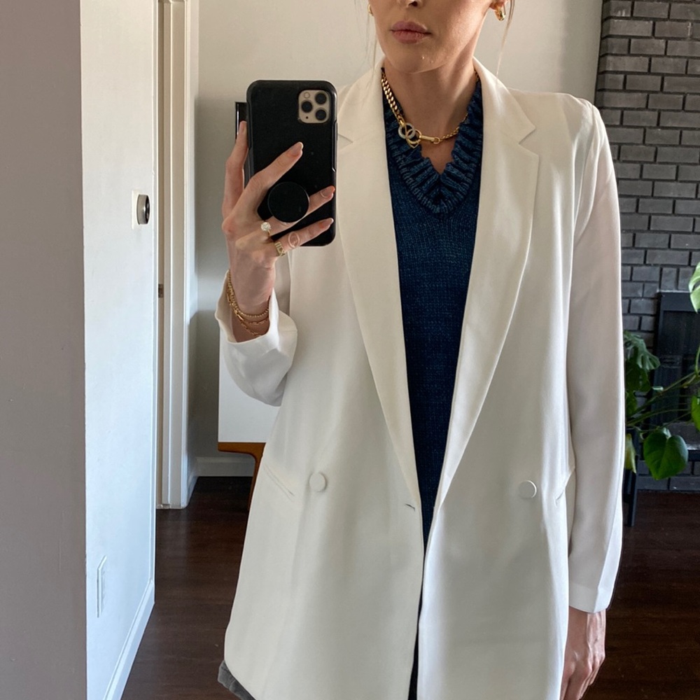 Club Monaco White Blazer